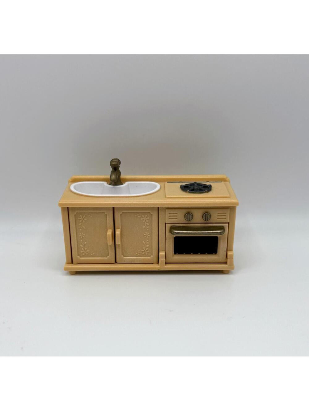 Calico Critters Sylvanian Families 1:16 Scale Kitchen Sink Stove Miniature